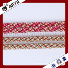 two kind color and beautiful decorative Rope for sofa decoration or home decoration accessory,decorative cord,6mm